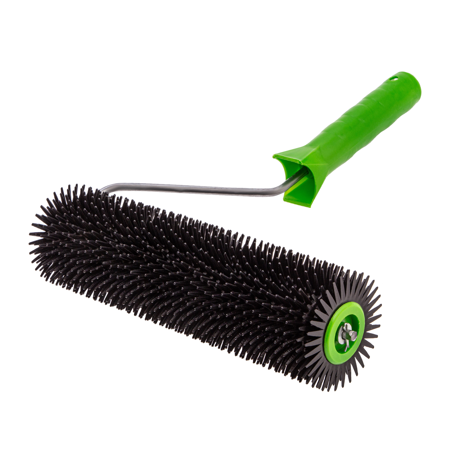 Валик игольчатый для наливных полов с ручкой, острая игла, 240 мм Сибртех (81110)