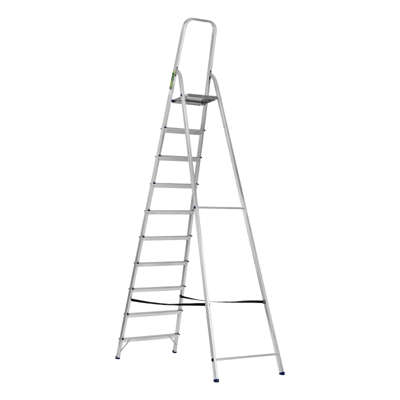 Стремянка, 10 ступеней, алюминиевая, Сибртех (97721)