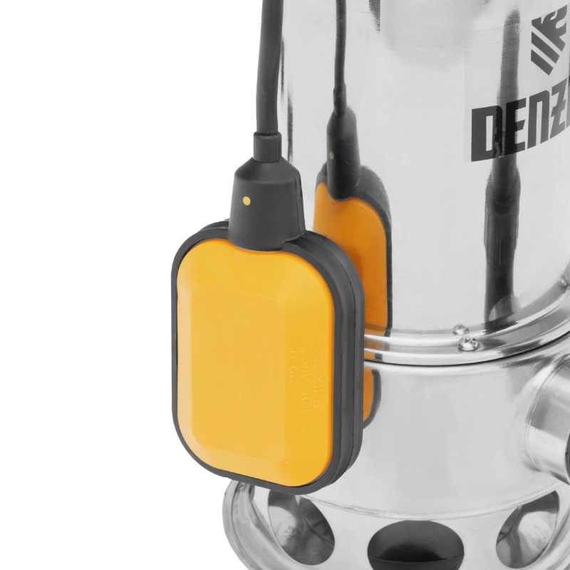 Дренажный насос DPL800X, 800 Вт, подъем 7 м, 16500 л/ч Denzel (97324)