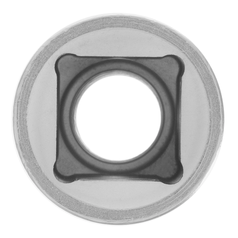 Головка торцевая, 10 мм, двенадцатигранная, CrV, под квадрат 1/2, хромированная Stels (13651)