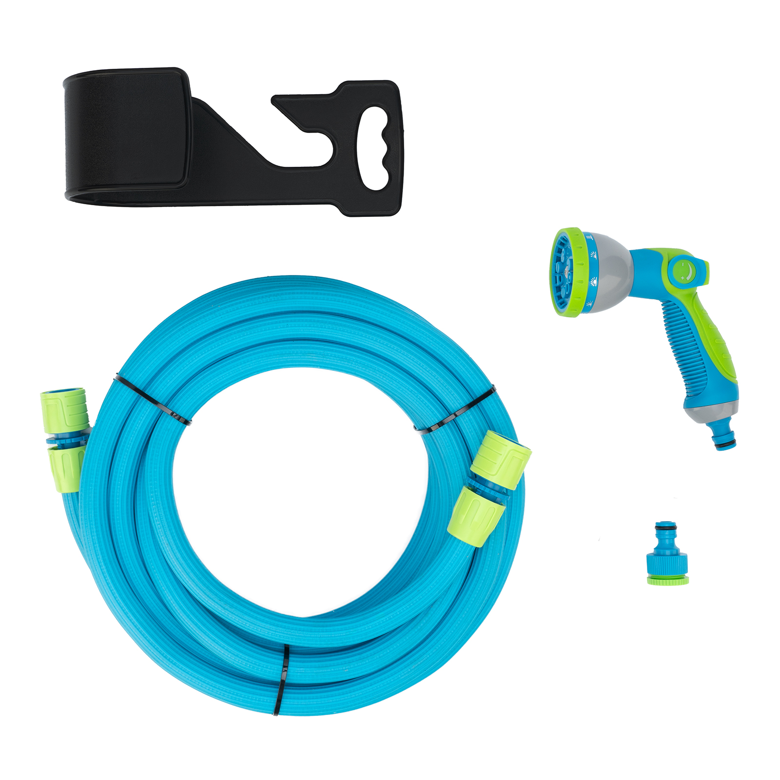 Набор поливочный, шланг 10-30м, пистолет 8 реж., чехол, подвес, LUXE Palisad (67672)