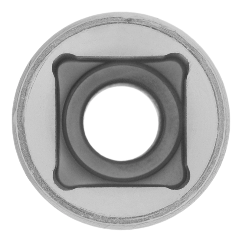 Головка торцевая, 9 мм, двенадцатигранная, CrV, под квадрат 1/2, хромированная Matrix (13678)