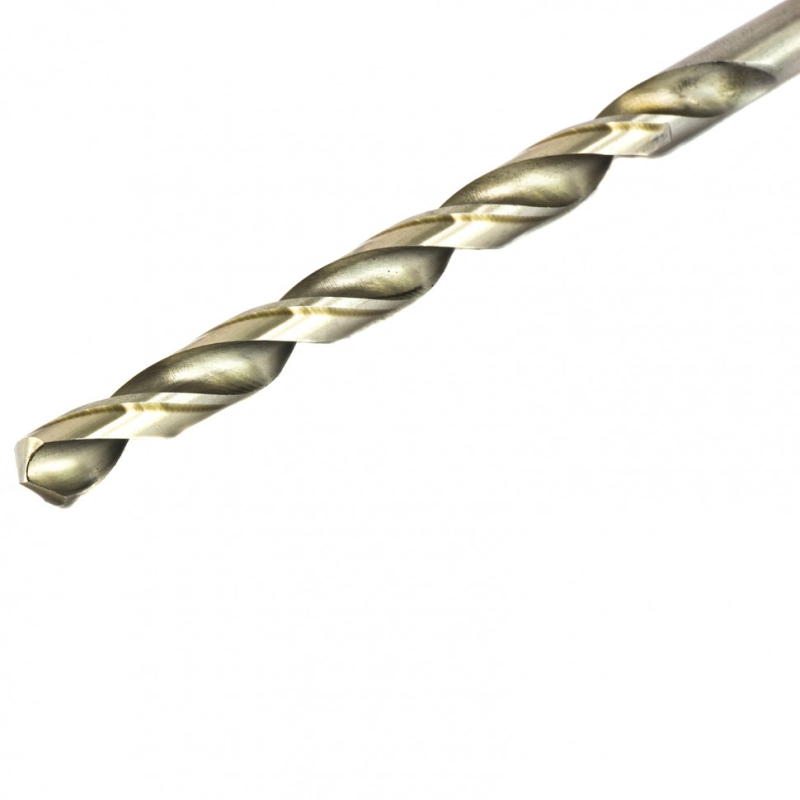 Сверло по металлу, 8 х 165 мм, полированное, удл, HSS, 5 шт, цилиндрический хвостовик Matrix (715080)