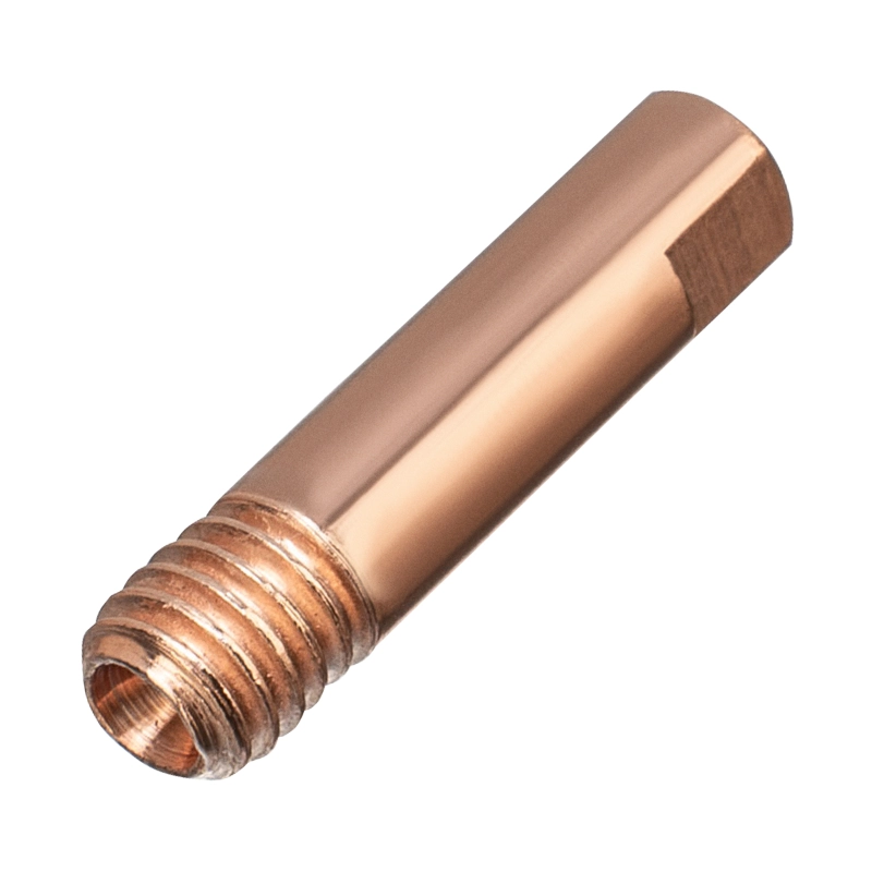 Токосъемный наконечник под проволоку 1,2 мм, М5х24, E-CU, 20 шт для MIG горелки тип 15 Denzel (93649)