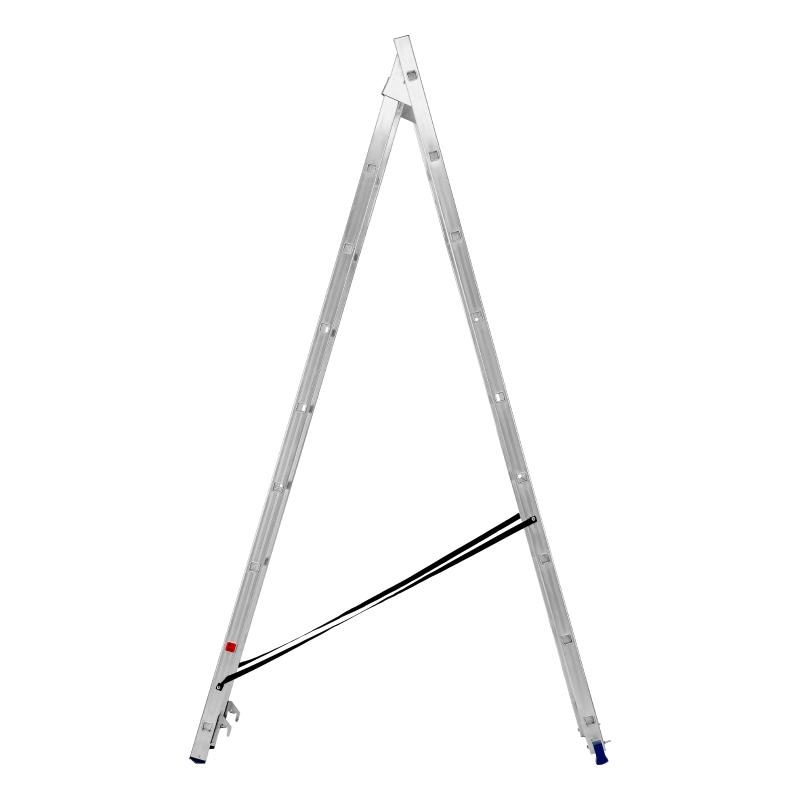 Лестница, 2 х 9 ступеней, алюминиевая, двухсекционная, Сибртех (97909)