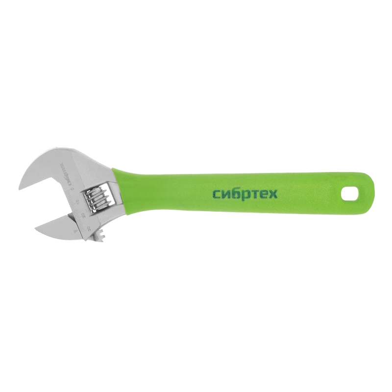 Ключ разводной, 250 мм, никелированный Сибртех (15527)