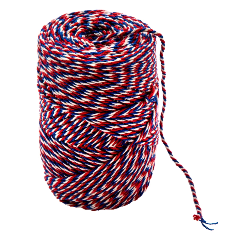 Нить ХБ 50 текс х 15, триколор, 120 м в диспенсере, вес 90 гр +- 5%, Сибртех (94154)