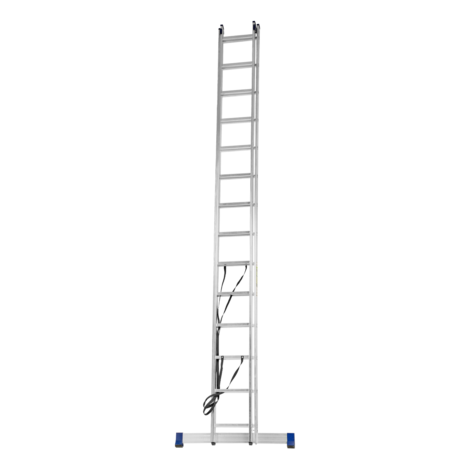 Лестница, 2 х 14 ступеней, алюминиевая, двухсекционная, Сибртех (97914)