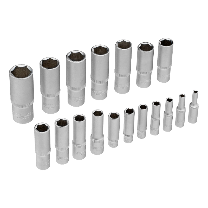 Набор инструментов, 1/4", 3/8", 1/2", Cr-V, S2, усиленный кейс, 216 предметов Stels (14115)