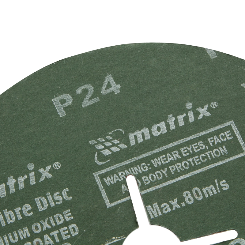 Круги фибровые 5 шт, Р 24, 180 х 22 mm Matrix (73919)