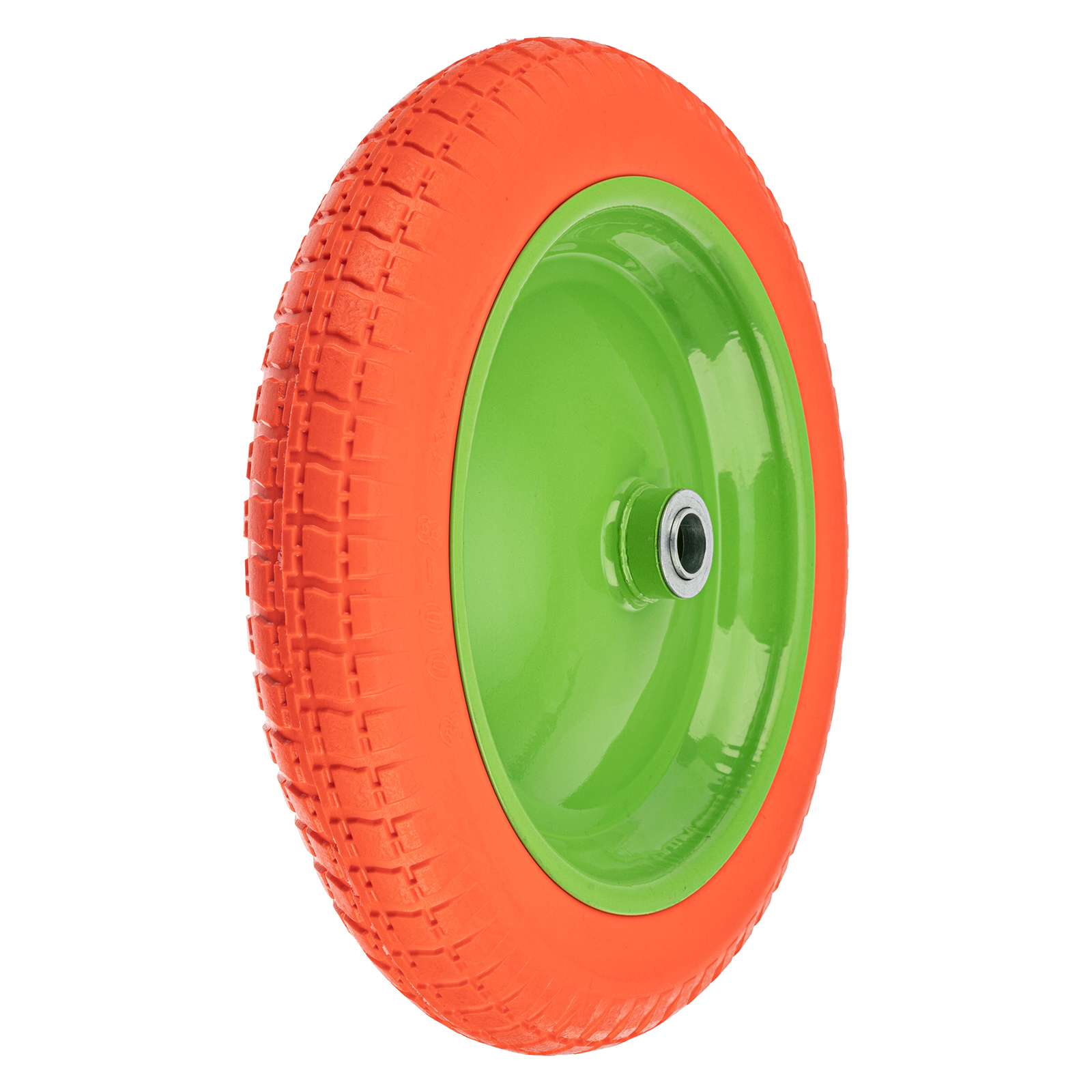 Колесо полиуретановое 3.00-8, длина оси 90 мм, подшипник 20 мм Сибртех (689765)