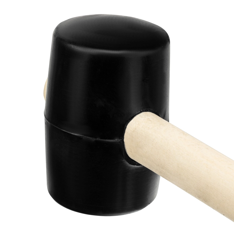 Киянка резиновая, 450 г, черная резина, деревянная рукоятка Sparta (111505)