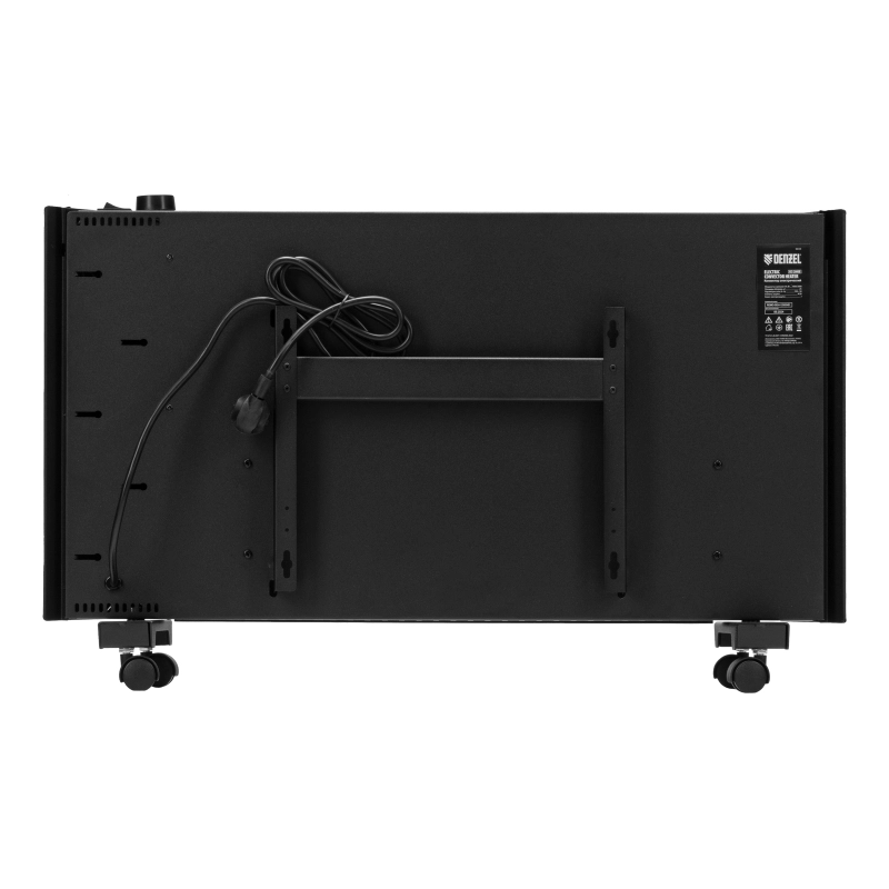 Конвектор электрический XCE-2000 B, 230 В, 2000 Вт, X-образный нагреватель Denzel (98129)