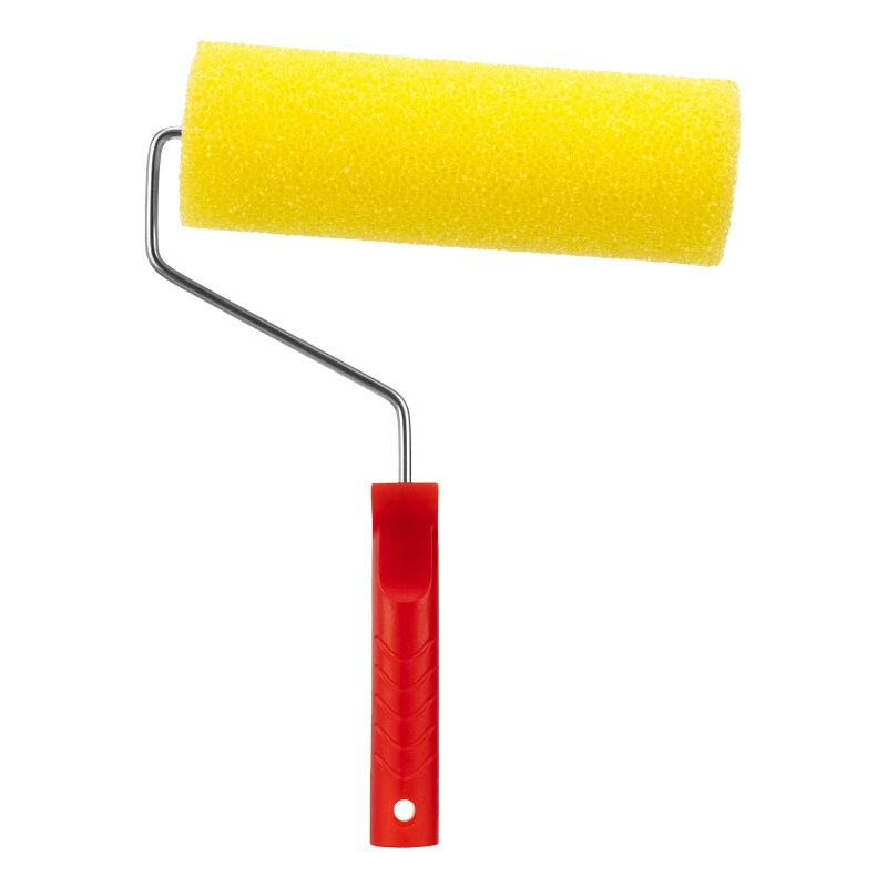 Валик "Структурный" поролоновый с ручкой, "шероховатый", 230 мм, D 80 мм, D ручки 6 мм MTX (80221)