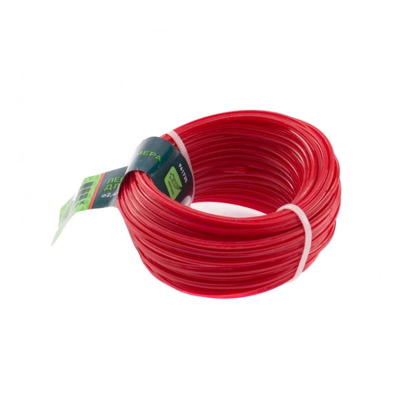 Леска для триммера звезда, 2.4 мм х 15 м, Сибртех (961735)