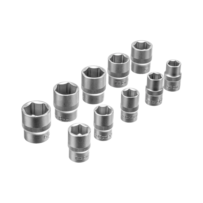 Набор инструментов, 1/2", 3/8", 1/4", пластиковый кейс 172 предм. Сибртех (14171)