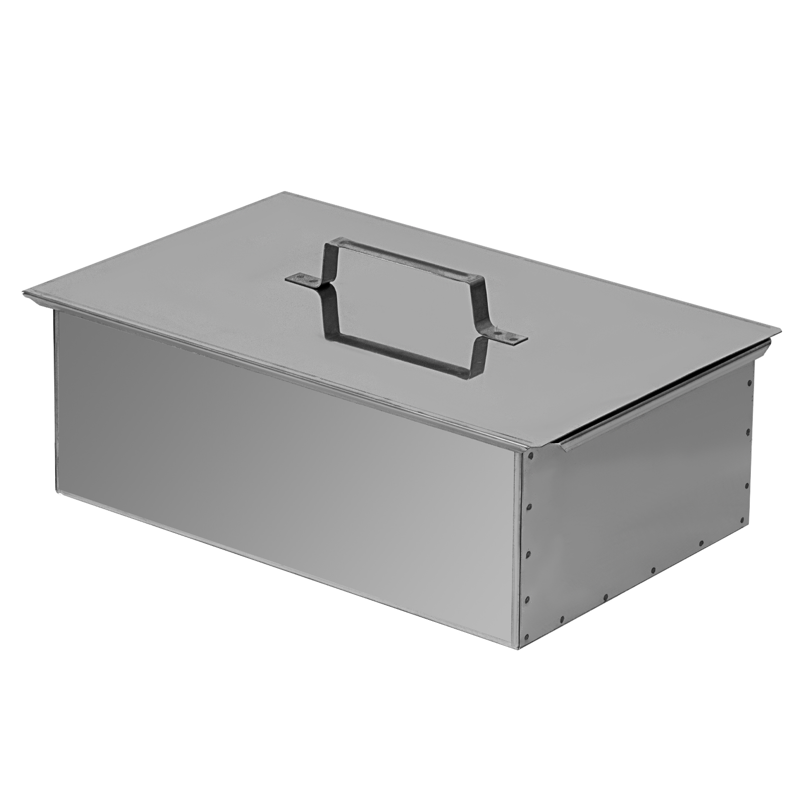 Коптильня двухъярусная 420 x 270 x 175 мм, нержавеющая сталь, 0.8 мм. с поддоном, Camping Palisad (69528)