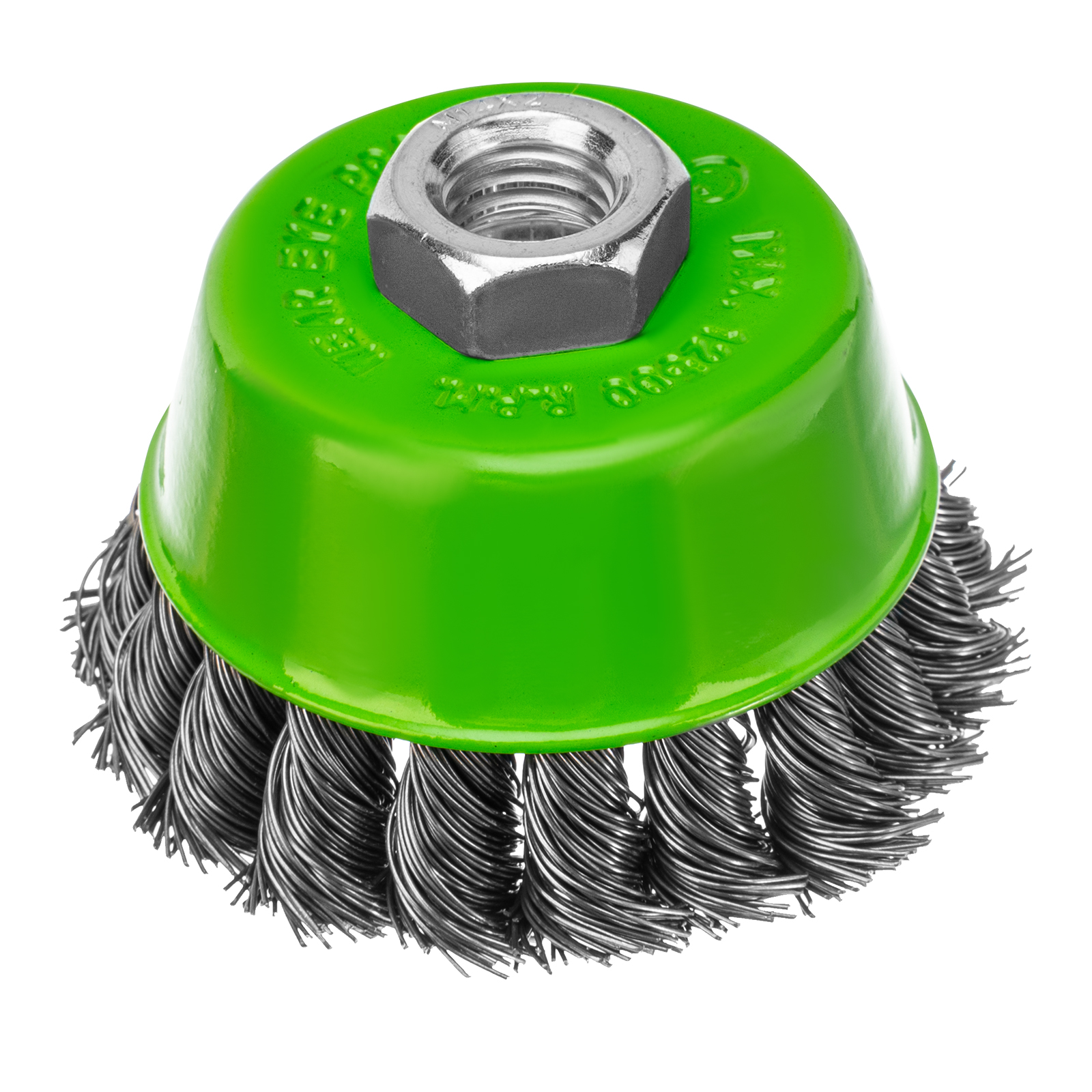 Щетка для УШМ, 75 мм, М14, "чашка", крученая металлическая проволока Сибртех (746247)