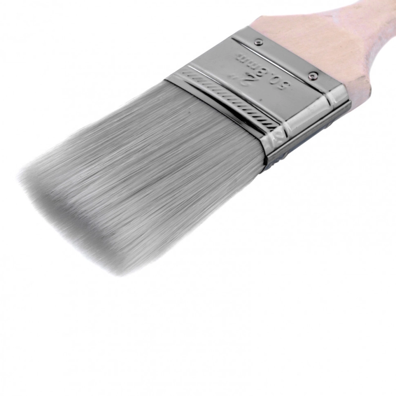 Кисть плоская Platinum 2", искусственная щетина, деревянная ручка MTX (83325)