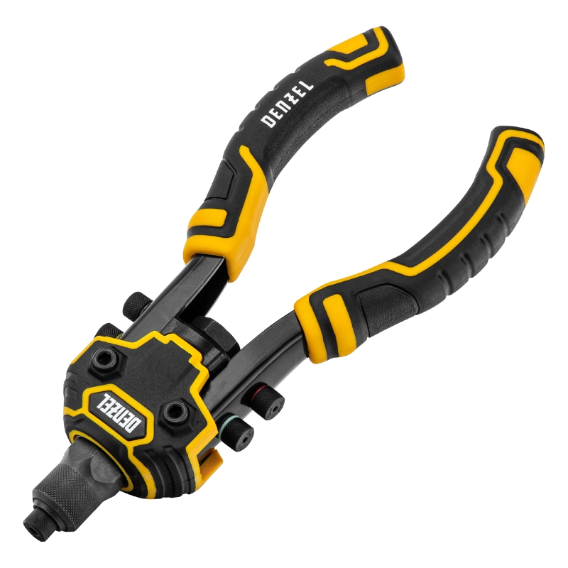 Заклепочник двуручный, заклепки 2,4-3,2-4,0-4,8-6,4 мм Denzel (40500)