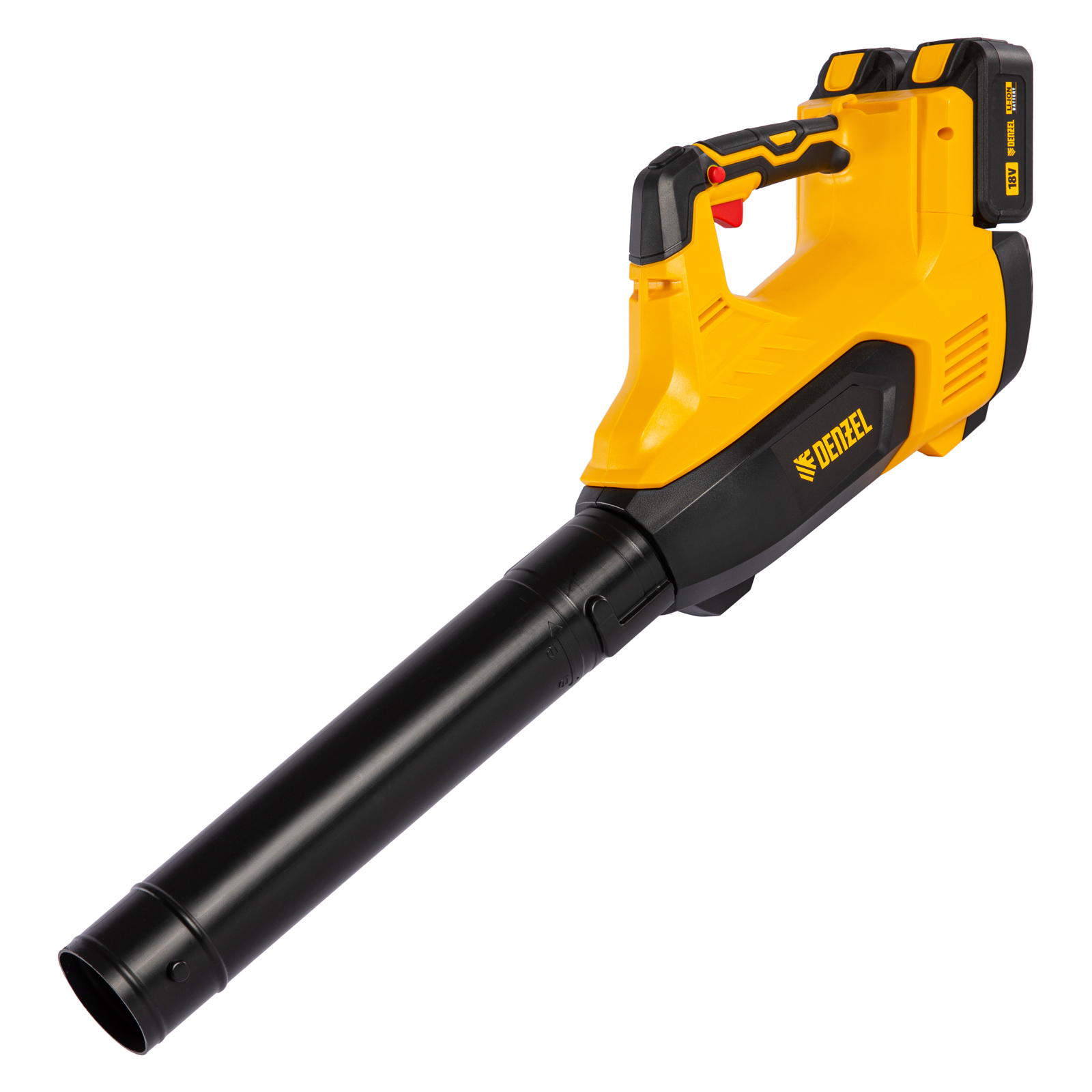Воздуходувка аккумуляторная RB180-36, Li-ion, 36 В, 4 Ач, 180 км/ч, 820 м3/ч Denzel (59610)