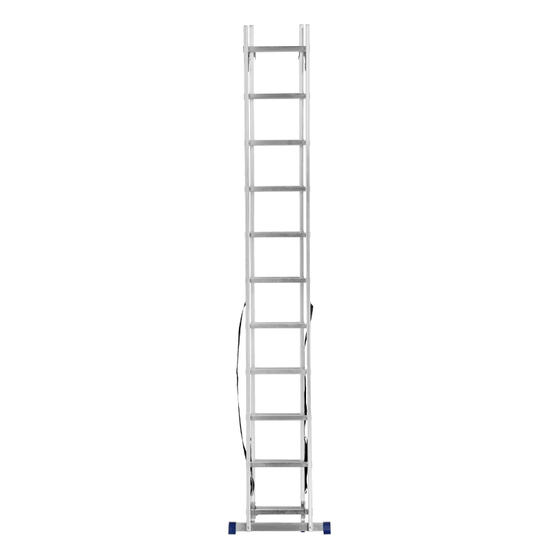 Лестница, 2 х 11 ступеней, алюминиевая, двухсекционная, Сибртех (97911)