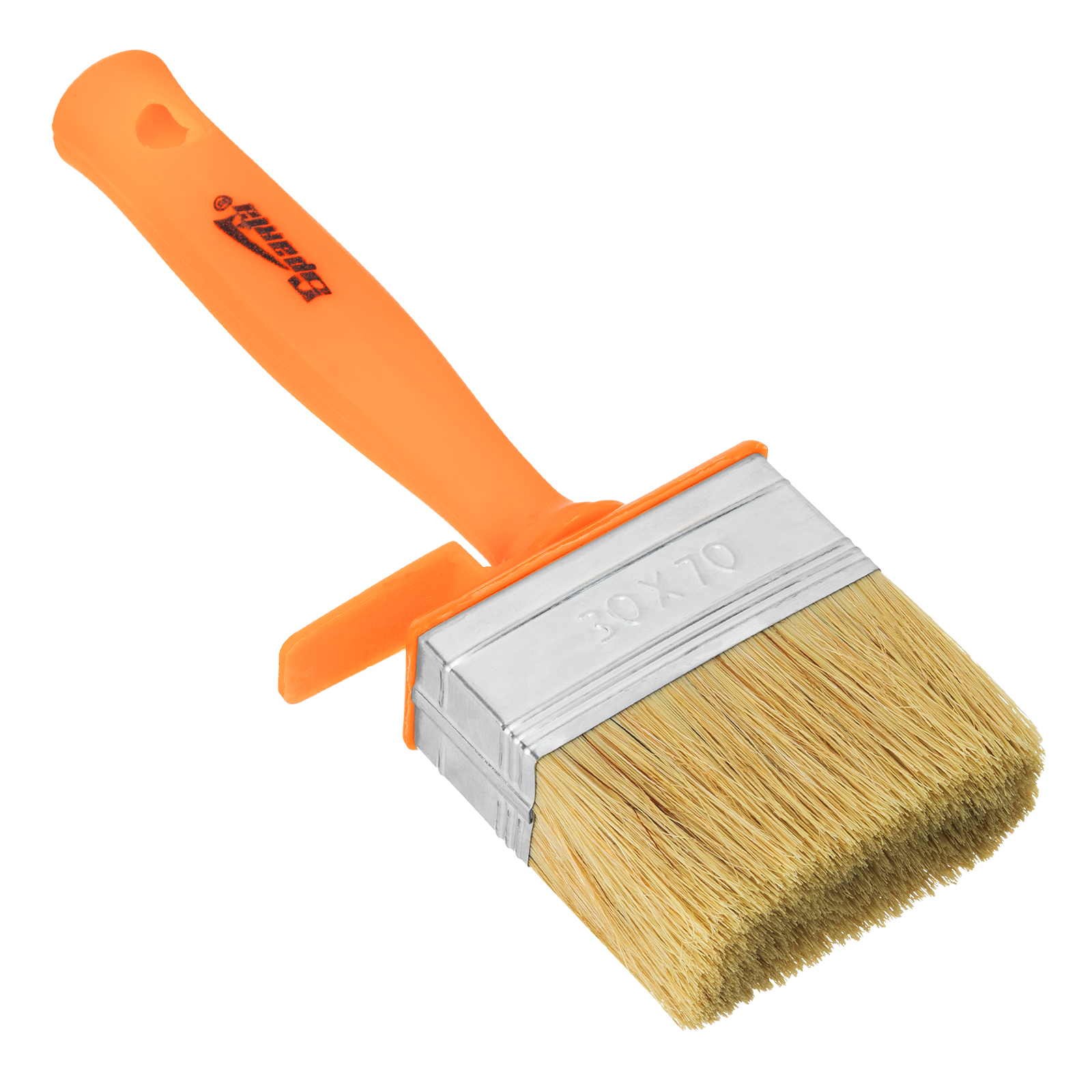 Кисть-ракля, 30х70 мм, натуральная щетина, пластмассовый корпус, пластмассовая ручка Sparta (841066)