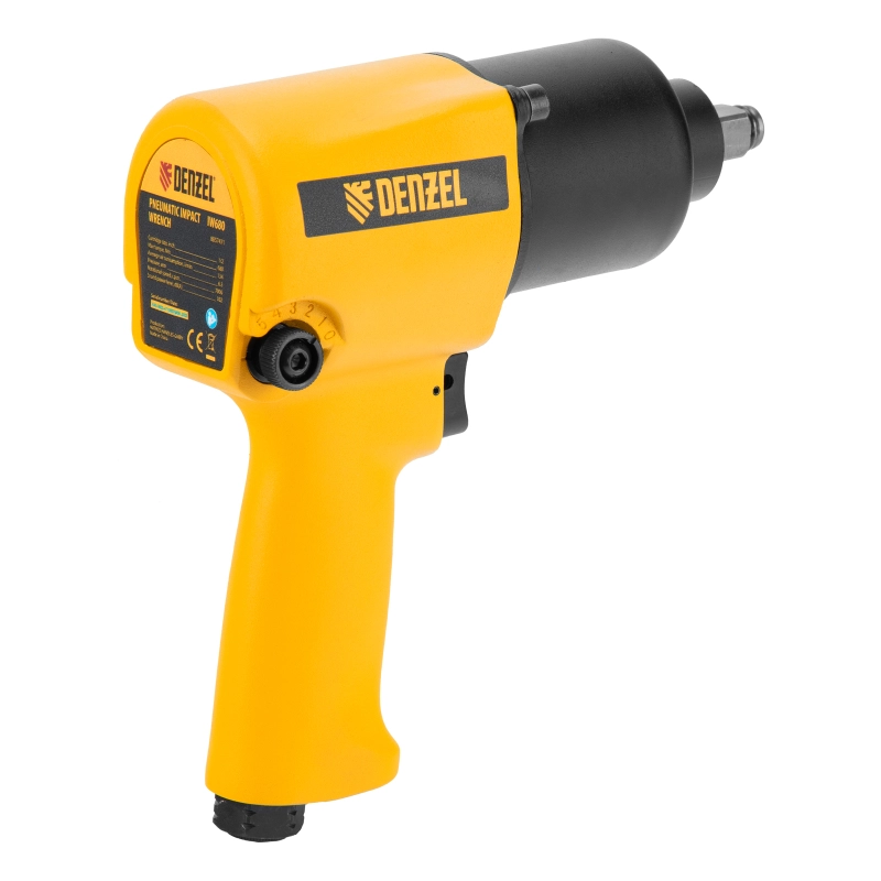 Ударный пневмогайковерт IW680, 1/2", 7000 об/мин, 680 Нм Denzel (57471)