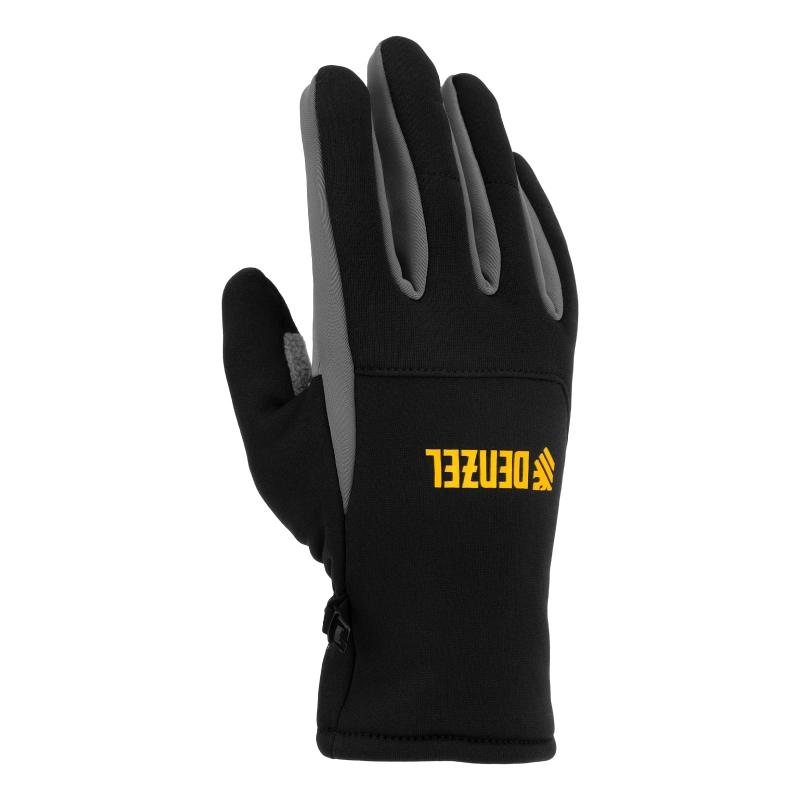 Перчатки универсальные, искусственный мех, работа с сенсорным экраном, размер 10 Denzel (68088)