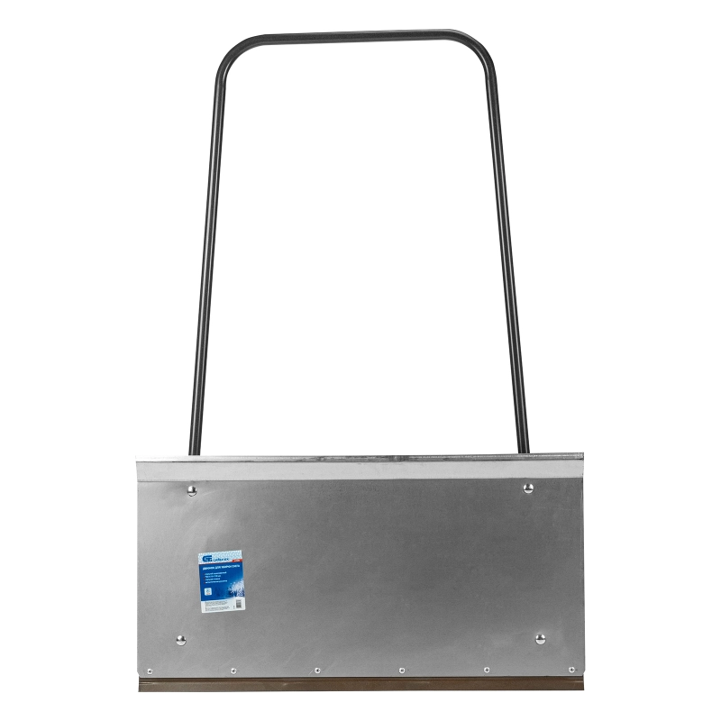 Движок для уборки снега, стальной, оцинкованный, 750 х 410 х 1100 мм, стальная рукоятка, Сибртех (61520)