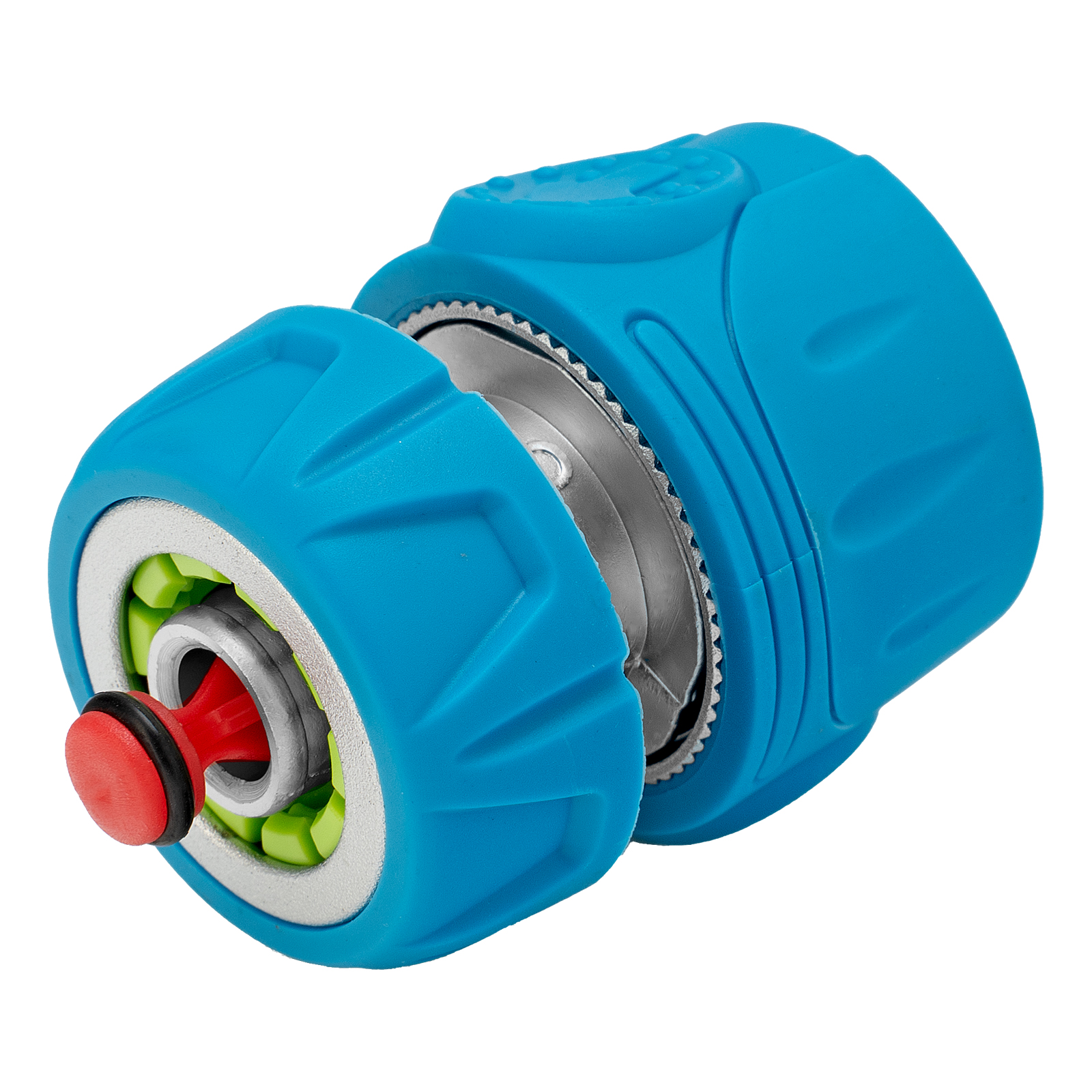 Соединитель быстросъемный 1/2", аквастоп, алюминий, TPR, LUXE Palisad (65835)