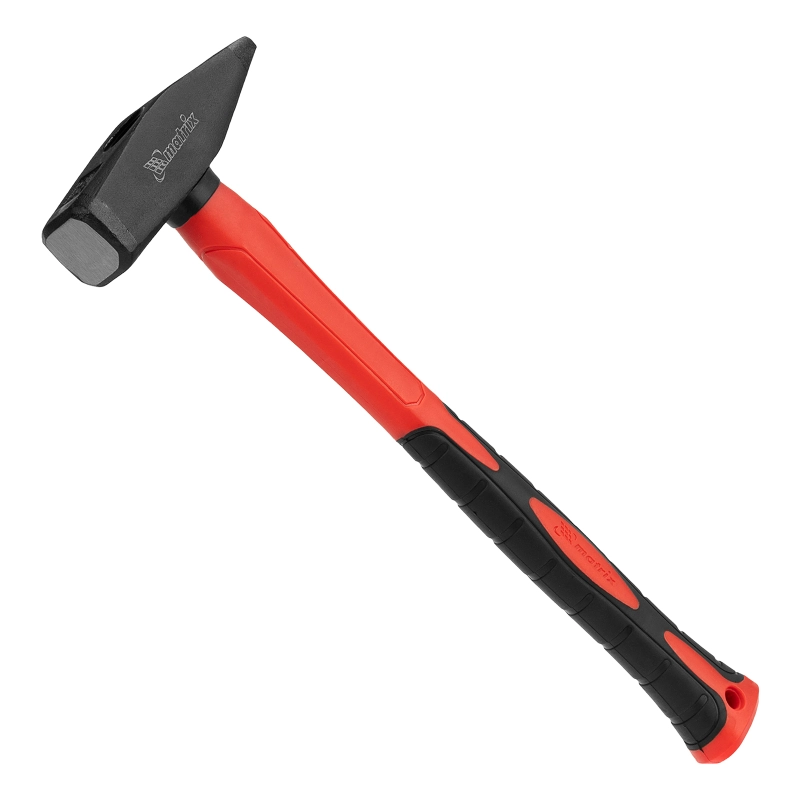 Молоток слесарный optimal, 600 г, фибергласовая обрезиненная рукоятка, квадратный боек Matrix (10370)