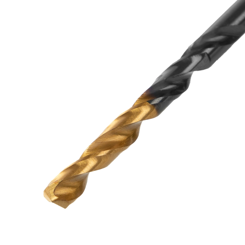 Сверло по металлу, 4 мм, HSS-Tin, Golden Tip, 10 шт. Denzel (717209)