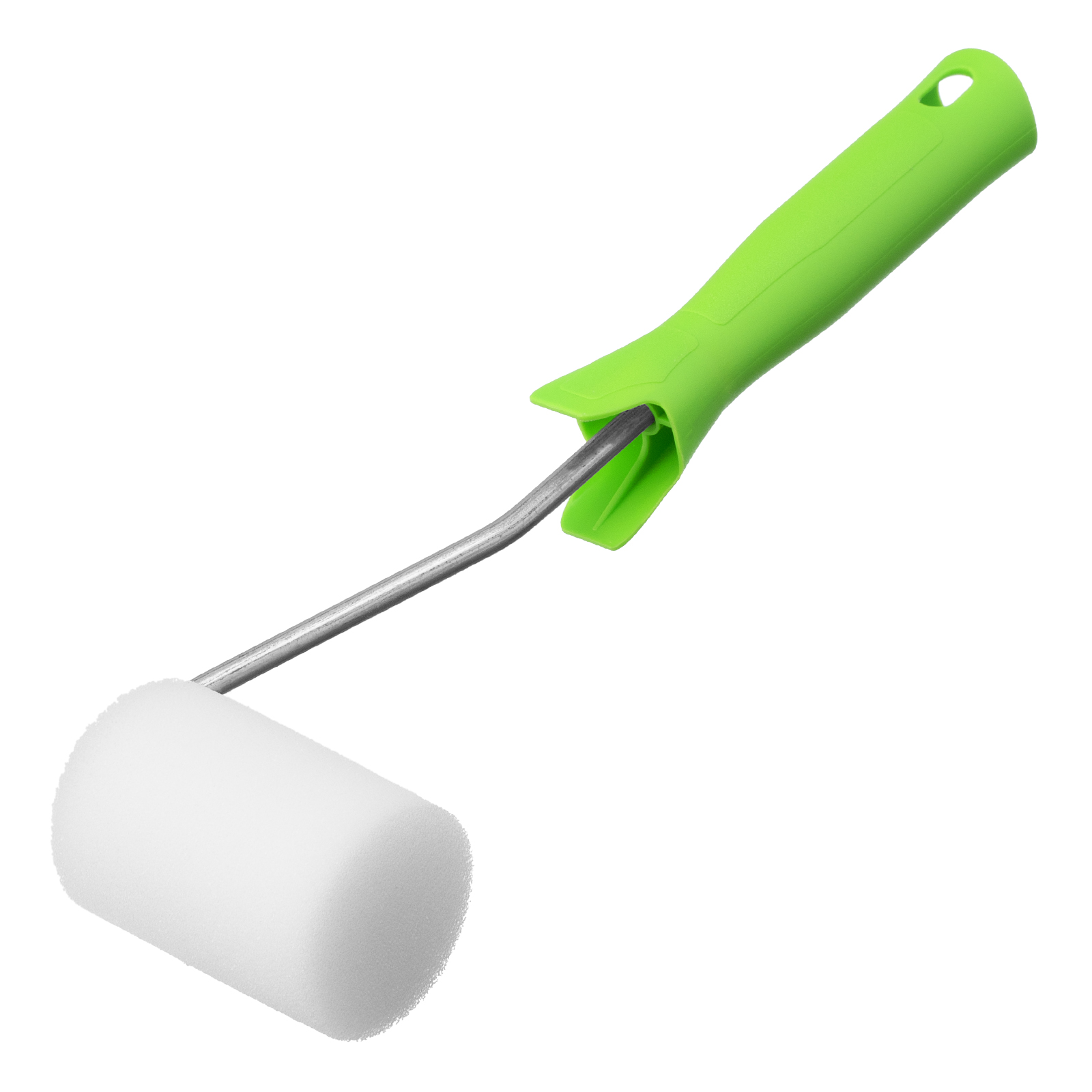 Валик "Поролон" с ручкой и 2 шубки 65 мм, D 42 мм, D ручки 6 мм Сибртех (80440)