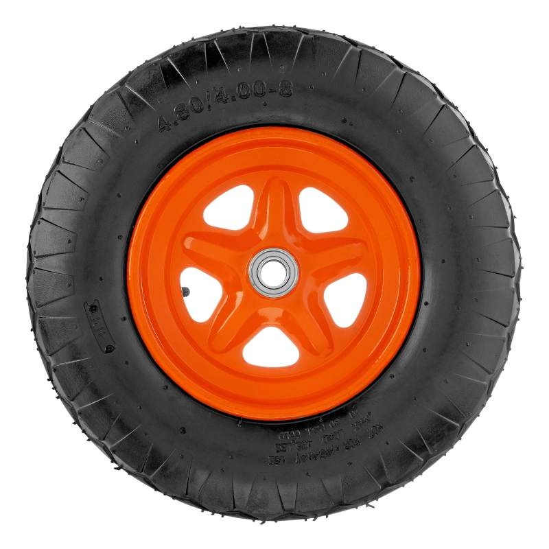 Колесо пневматическое «Звезда» 4.80/4.00-8 D380 мм, внутренний диаметр подшипника 20 мм, длина оси 80 мм Palisad (689575)
