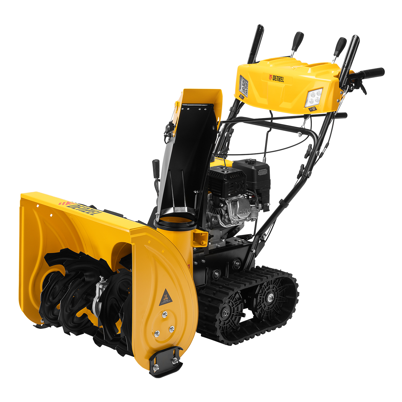 Бензиновая снегоуборочная машина SBM 610DT PRO, 212cc, гусеницы, эл.старт, блок. дифф. Denzel (97657)
