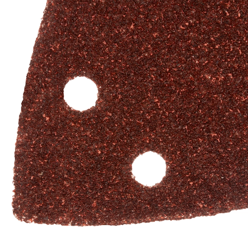 Треугольник абразивный на ворc. подложке под "липучку", перф., P 100, 150х150х100 мм, 5 шт. Denzel (738617)