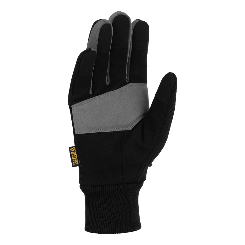 Перчатки универсальные, двойные, работа с сенсорным экраном, вязаная манжета, размер 8 Denzel (68092)