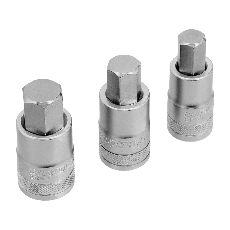 Набор инструментов, 1/4", 1/2", CrV, 120 зубьев, 115 предметов Gross (14152)
