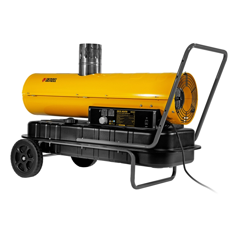 Дизельная тепловая пушка NHG-30i, 30 кВт, 750 м3/ч, непрямой нагрев, цифровой термостат Denzel (96492)