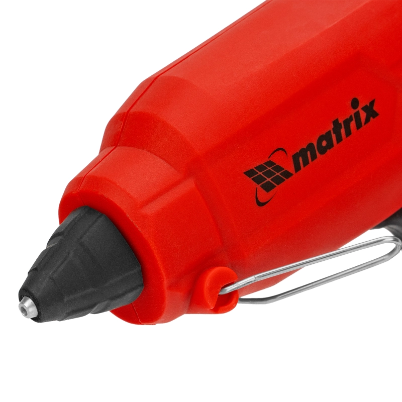 Клеевой пистолет, 11 мм, 40 (100) Вт, 18 г/мин, выключатель и индикатор напряжения Matrix (93007)