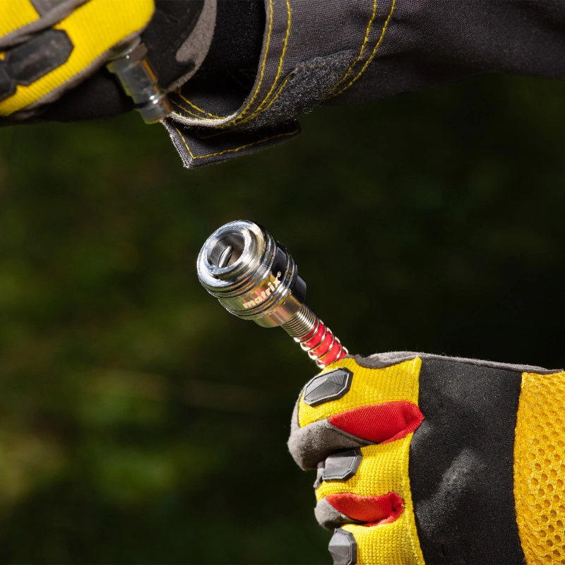 Шланг спиральный воздушный, 15 м, с быстросъемными соединениями Matrix (57006)