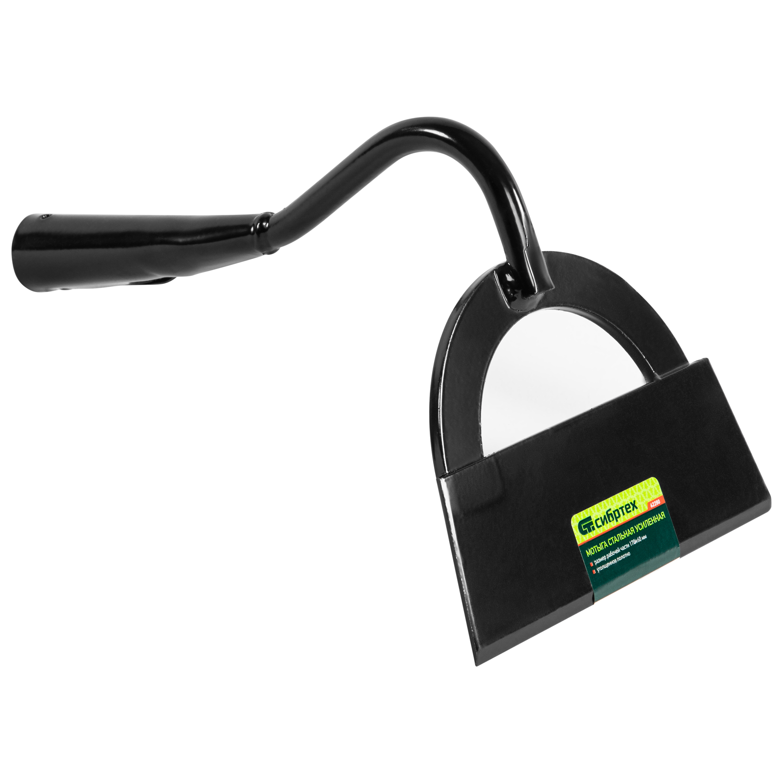 Мотыга стальная усиленная, 170 х 60 мм, без черенка, Сибртех (62280)