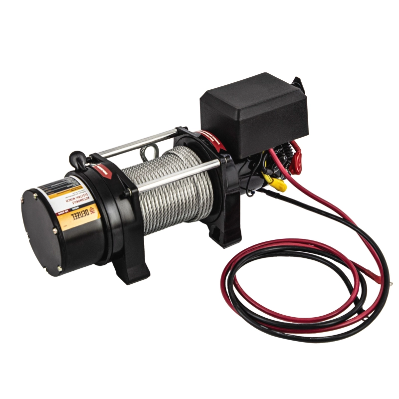 Лебедка автомобильная электрическая LB-2000, 2.2 т, 3.2 кВт, 12 В Denzel (52021)