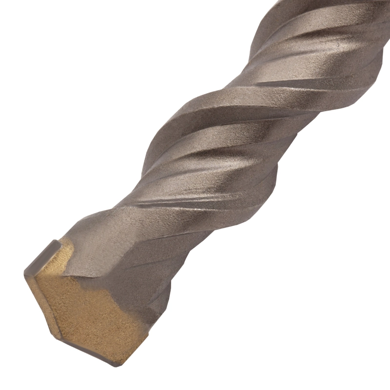 Бур по бетону, двойная спираль, три пылеотводящие кромки, 18 x 600 мм DENZEL (705046)