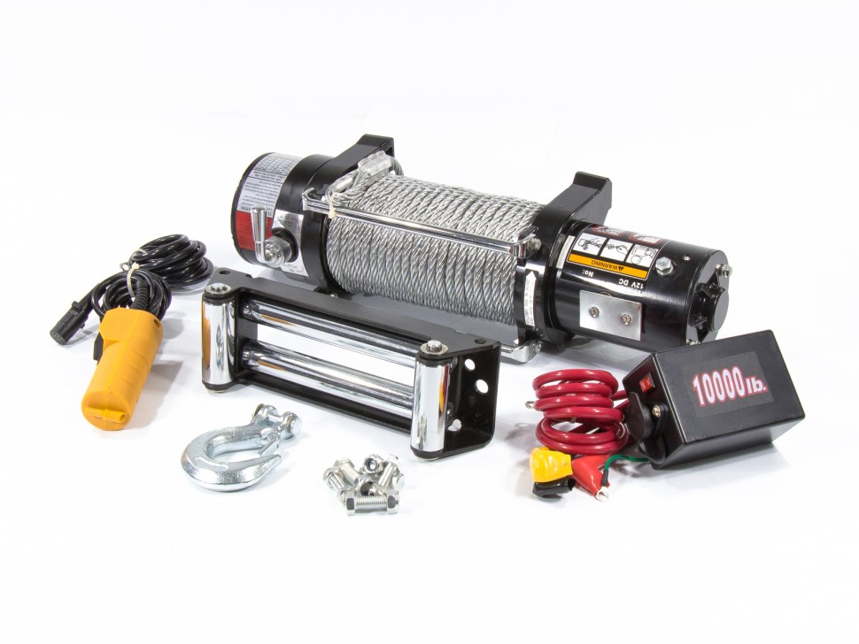 Лебедка автомобильная электрическая 4.5 т, 12 В Denzel (520505)