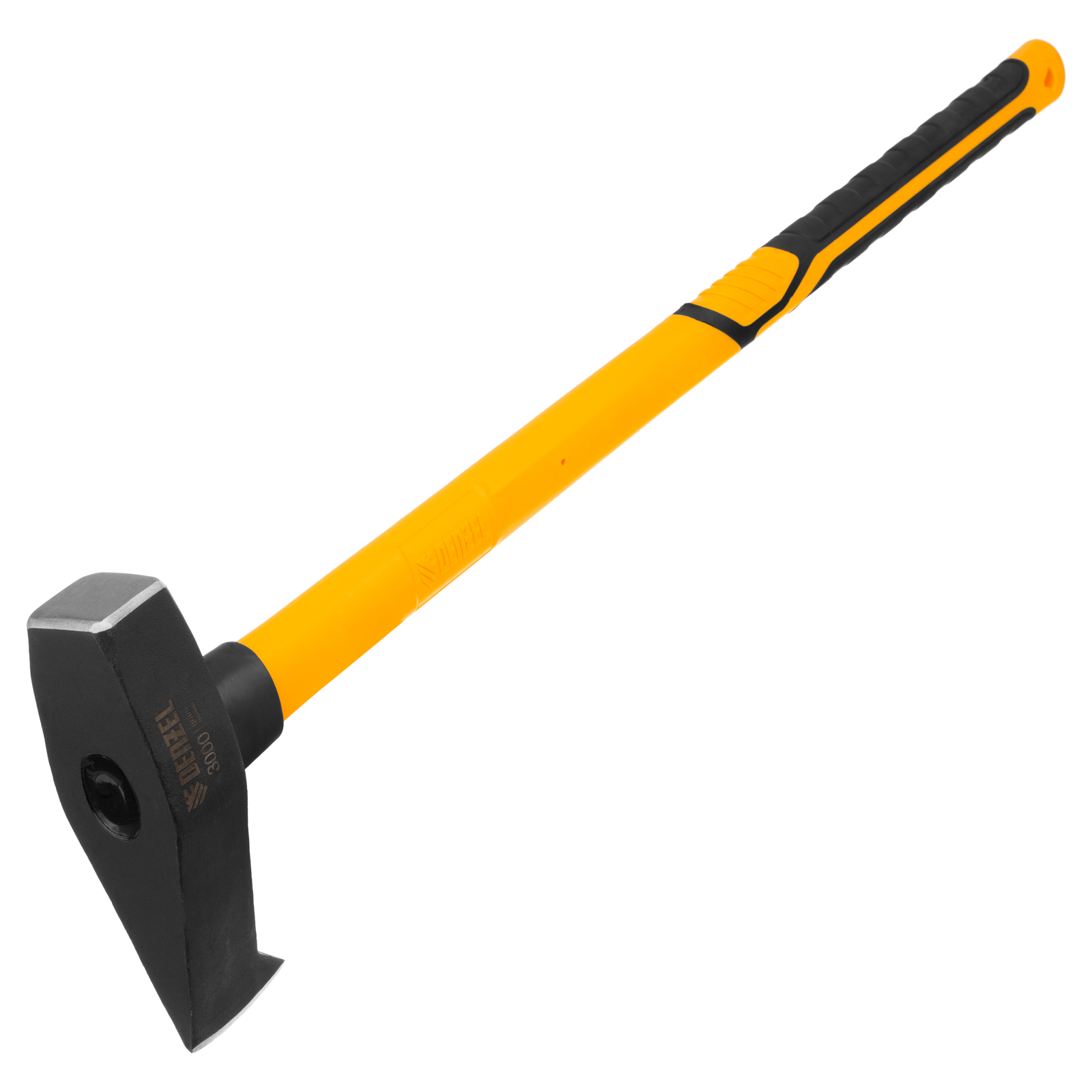 Колун-кувалда 3000 г, кованая, фибергласовая  рукоятка c TPR покрытием, 880 мм Denzel (21851)