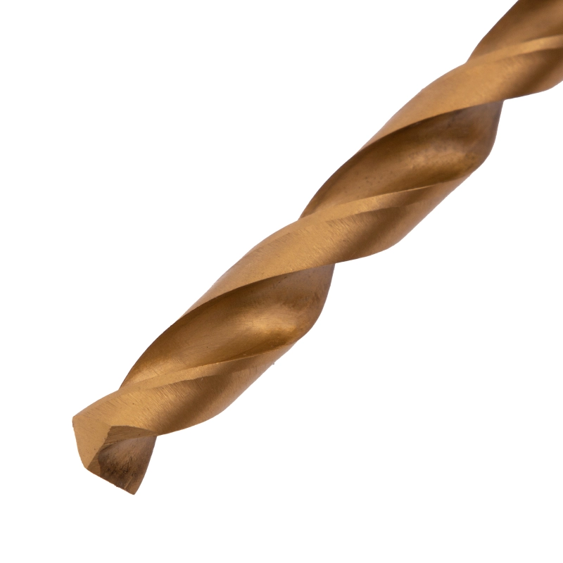 Сверло по металлу, 9 мм, HSS, нитридтитановое покрытие, цилиндрический хвостовик Matrix (717900)