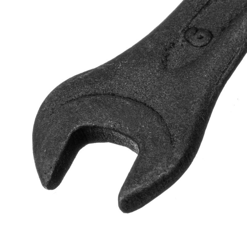 Ключ рожковый, 6 х 7 мм, CrV, фосфатированный Сибртех (14320)