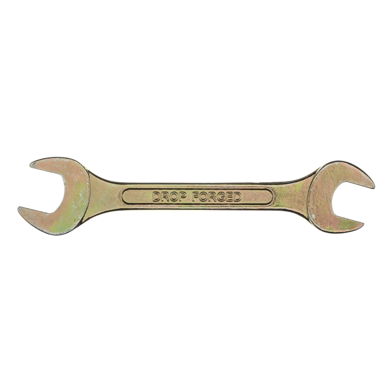 Ключ рожковый, 19 х 22 мм, желтый цинк Сибртех (14311)